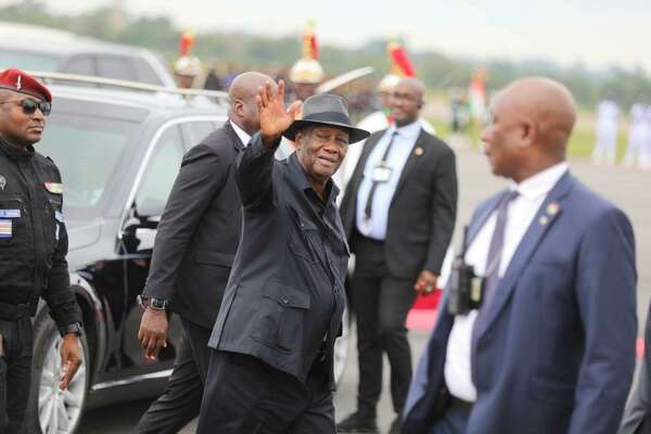 BOUAKE ACCEUILLE DANS UNE GRANDE FERVEUR LE PRESIDENT DE LA REPUBLIQUE DE CÔTE D'IVOIRE
